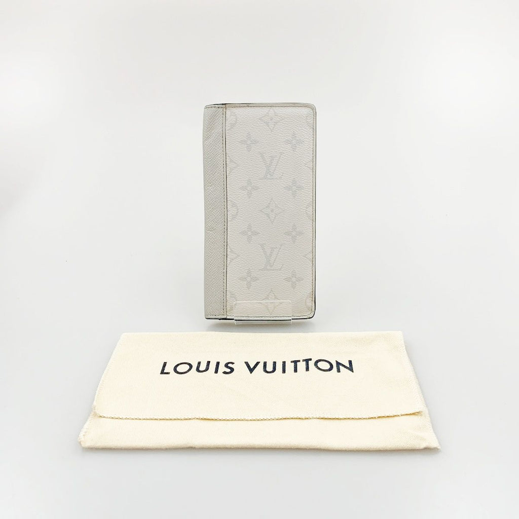 Louis Vuitton Portefeuille Brother Nm Taiga Llama Bifold Long Wallet — view 9