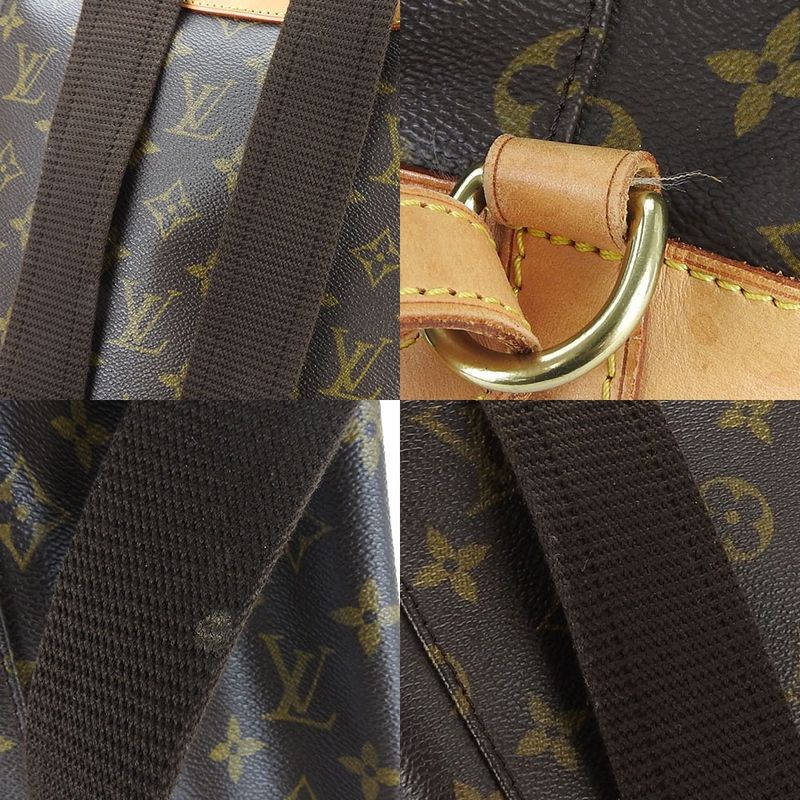 Louis Vuitton Rucksack Backpack Montsouris GM Monogram Gold Hardware — view 6