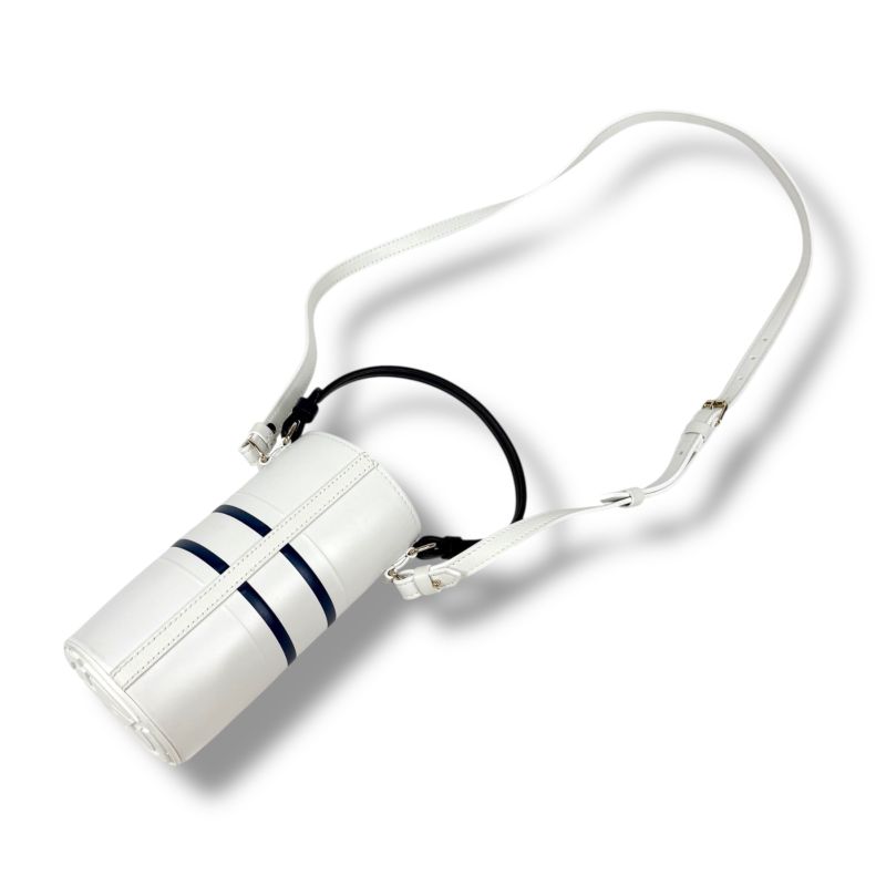 Christian Dior Bottle Holder 2-Way Mini Shoulder Bag Navy White — view 3