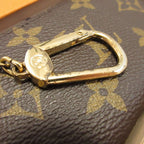 Louis Vuitton Monogram Pochette Cles 2025 Brown Coin Case Wallet 0460 — view 4