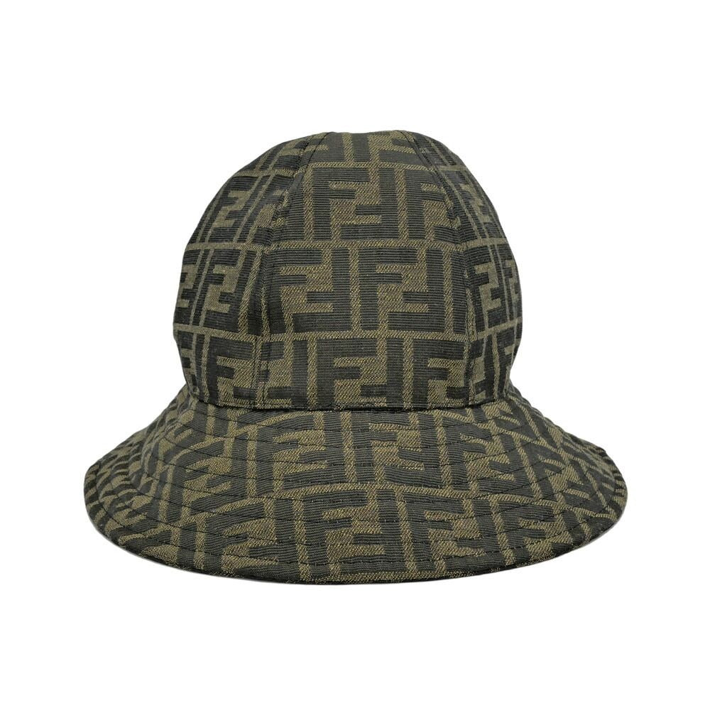 Fendi Hat Zucca Brown Black