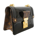 Louis Vuitton Shoulder Bag Vernis Monogram Epi Winewood PM Noir — view 2