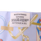 Hermes Blue Twilly Silk Scarf — view 5