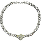 Christian Dior Necklace Choker Jewelry Accessories Vintage Metal