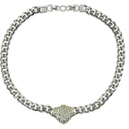 Christian Dior Necklace Choker Jewelry Accessories Vintage Metal — view 2