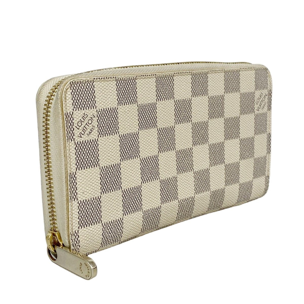 Louis Vuitton Wallet Damier Azur Zippy White — view 2