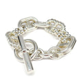 Hermes Bracelet Parade TGM Chaine D'ancre Silver