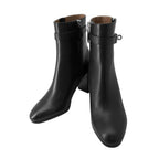 Hermes Boots Saint Germain Calf Leather 36 Shoes Black