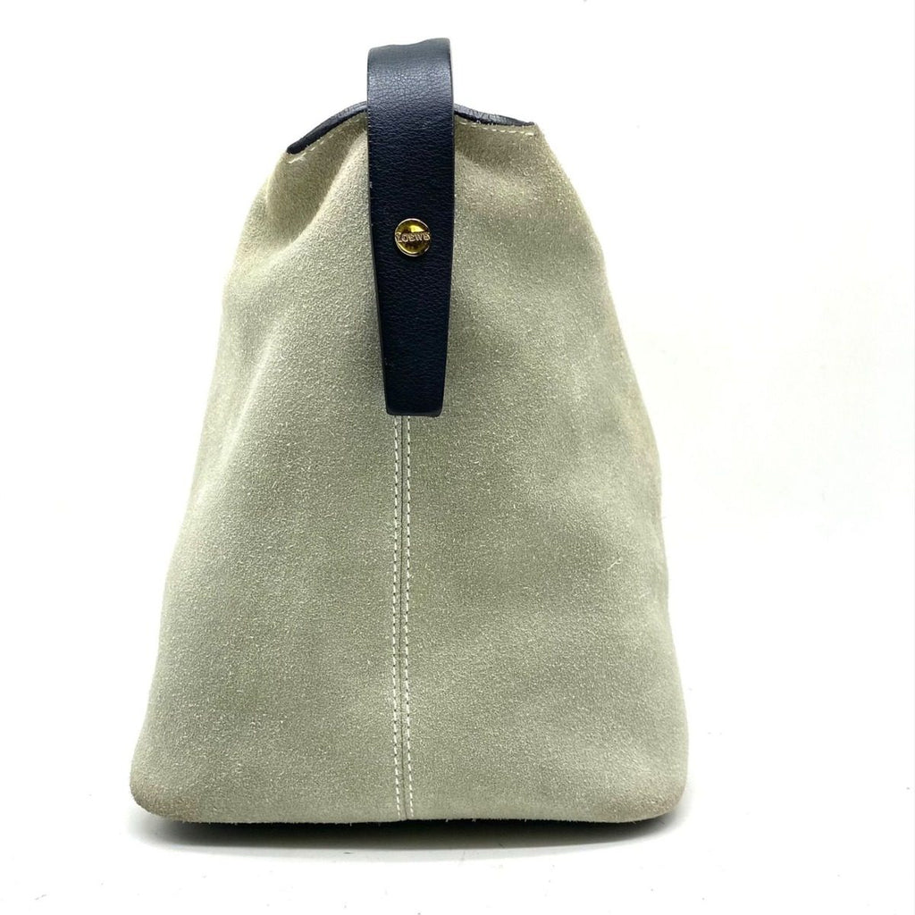 Loewe Handbag Suede Anagram Pouch Travel — view 7