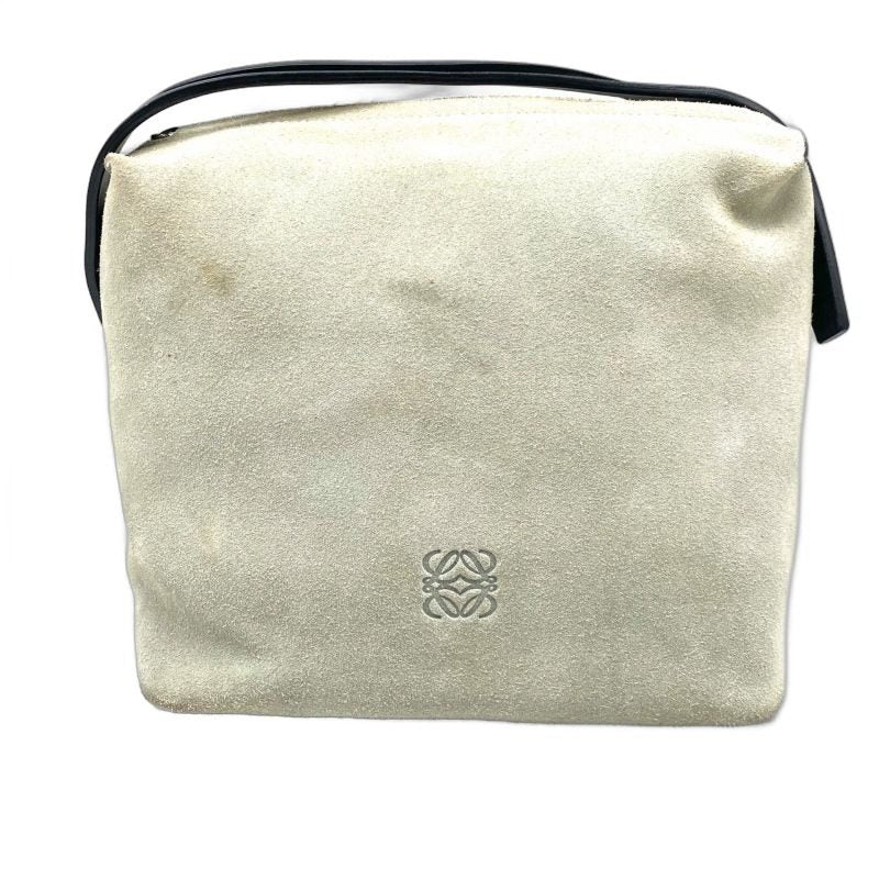 Loewe Handbag Suede Anagram Pouch Travel