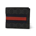 Gucci Wallet Bifold GG Supreme New Web Sherry Line