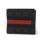 Gucci Wallet Bifold GG Supreme New Web Sherry Line