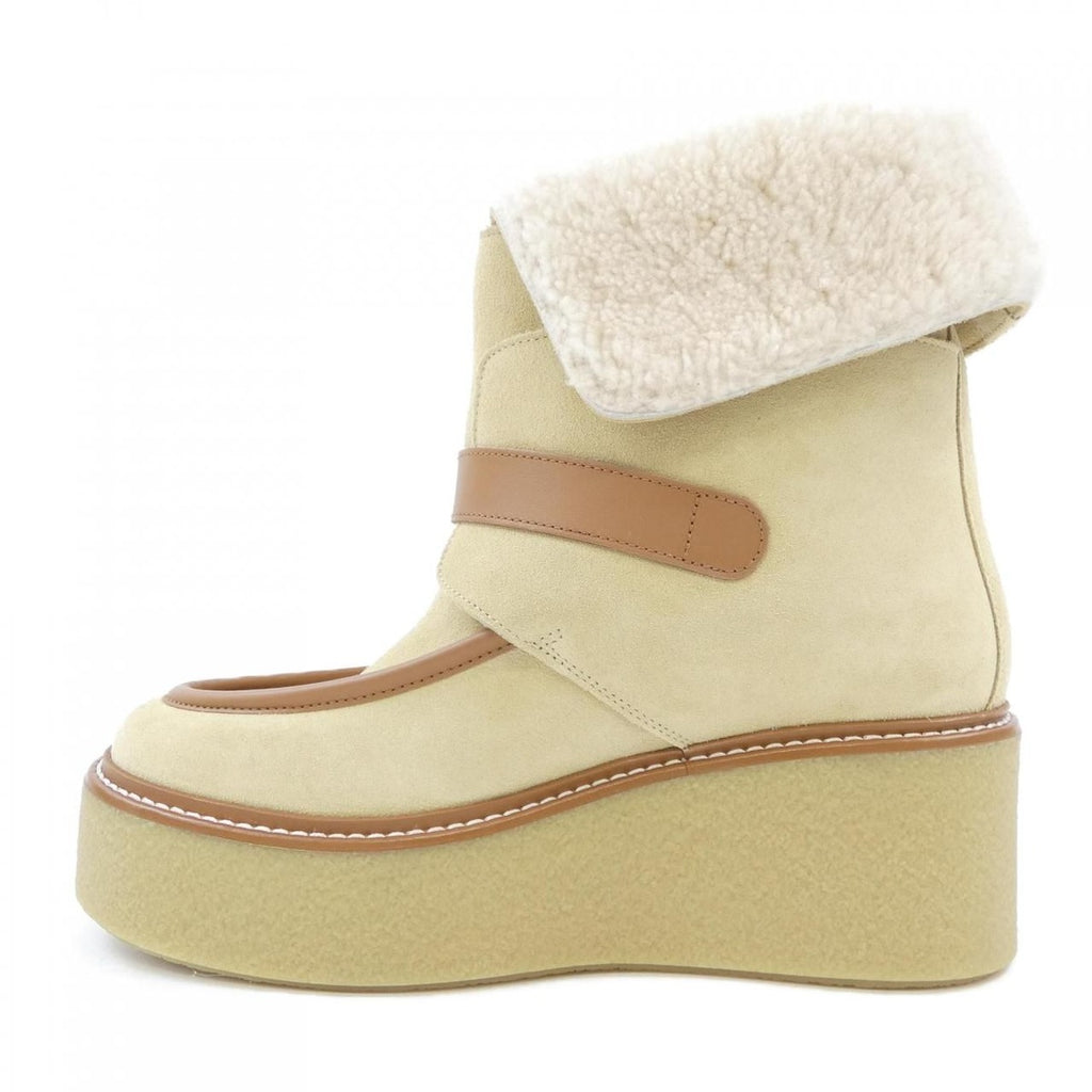 Hermes Hemisphere Boots Beige 36 — view 2