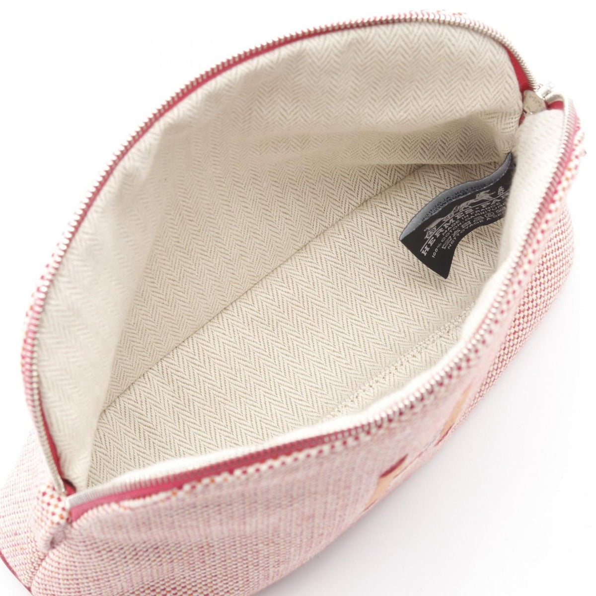 Hermes Pouch Bolide Cles Izzi-h Framboise Orange 03 Pink Multicolor — view 3