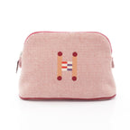 Hermes Pouch Bolide Cles Izzi-h Framboise Orange 03 Pink Multicolor