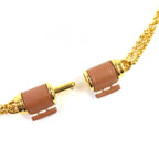 Hermes Charnier PM Voswift Serie Gold Hardware Necklace Brown Box — view 7