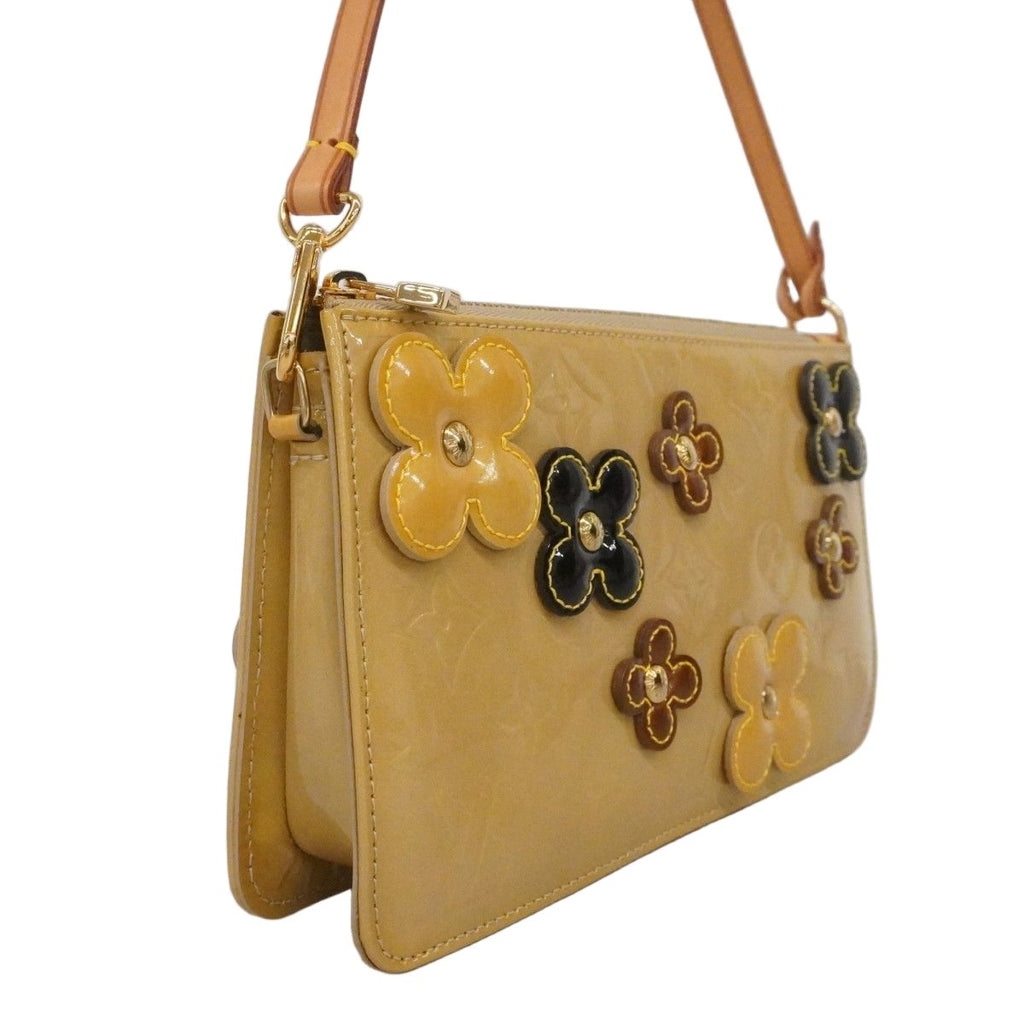 Louis Vuitton Pouch Vernis Flower Lexington Beige — view 2
