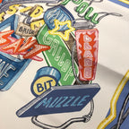 Hermes Carre 45 Gavroche Chevaloscope Neon Scarf — view 3