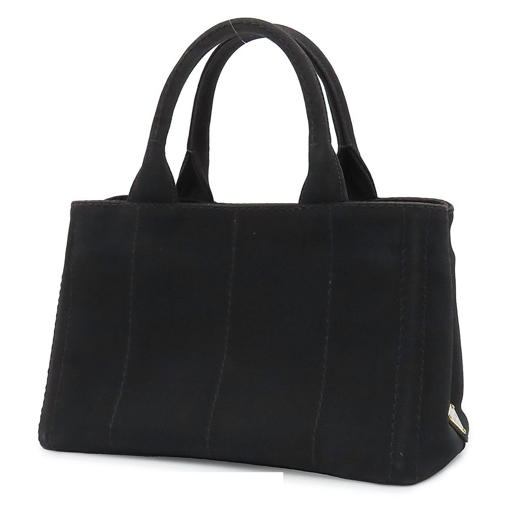 Prada Canapa Black Canvas 2-Way Shoulder Bag — view 2