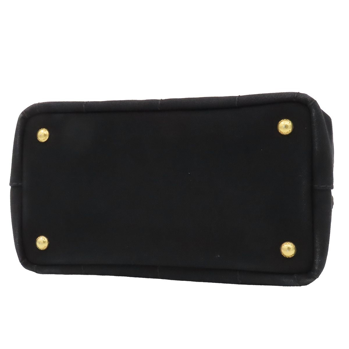 Prada Canapa Black Canvas 2-Way Shoulder Bag — view 3