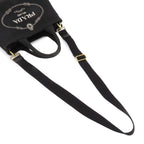 Prada Canapa Black Canvas 2-Way Shoulder Bag — view 5