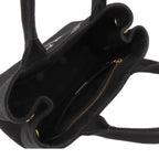 Prada Canapa Black Canvas 2-Way Shoulder Bag — view 6