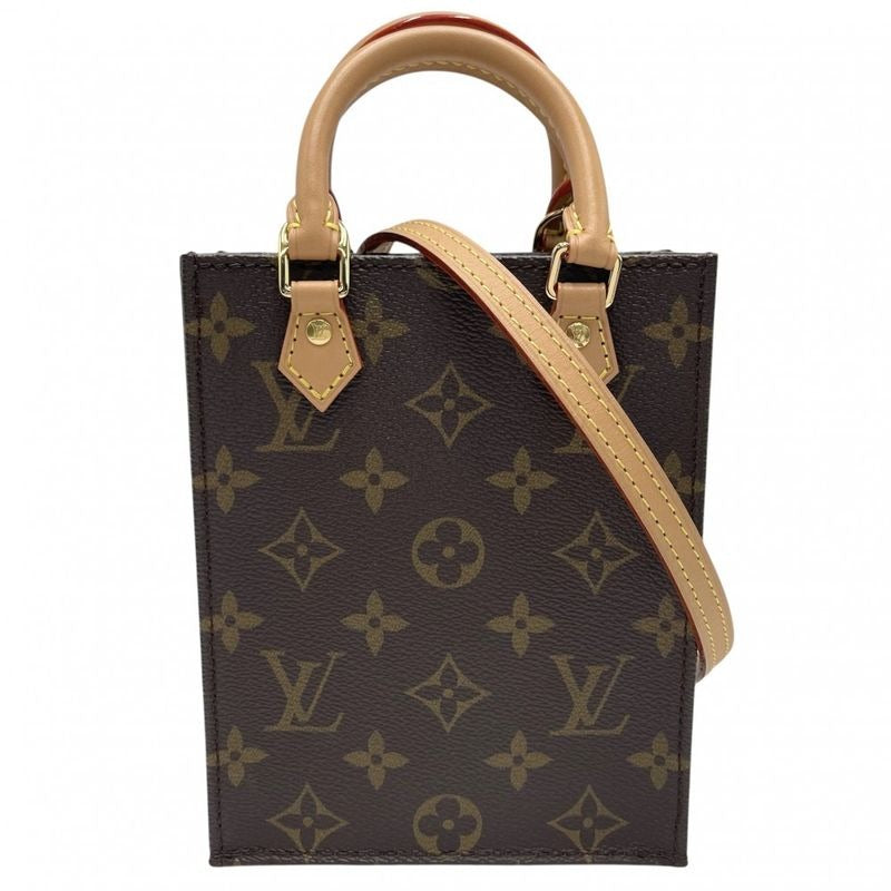 Louis Vuitton 2-Way Monogram Petite Sac Plat Mini Shoulder Bag — view 2