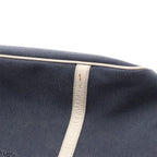 Prada Tote Logo Jacquard Navy Canvas Leather — view 6