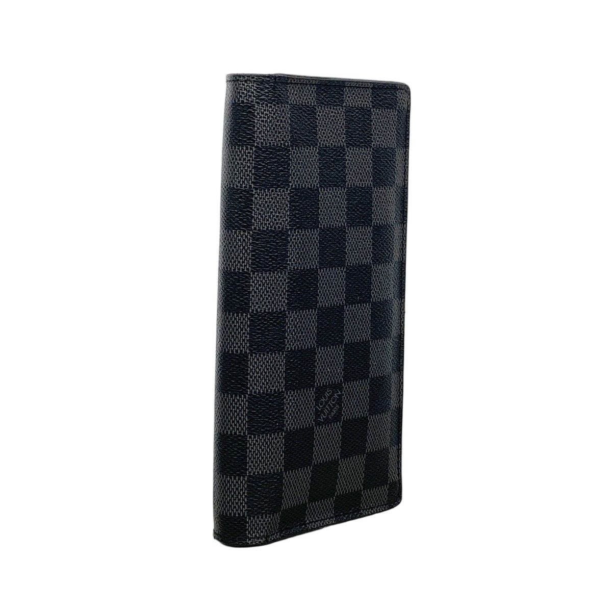 Louis Vuitton Wallet Damier Graphite Portefeuille Brazza Black — view 2