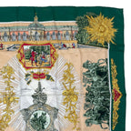 Hermes Scarf Silk Carre 90 Sanssoucy Palace Green — view 3