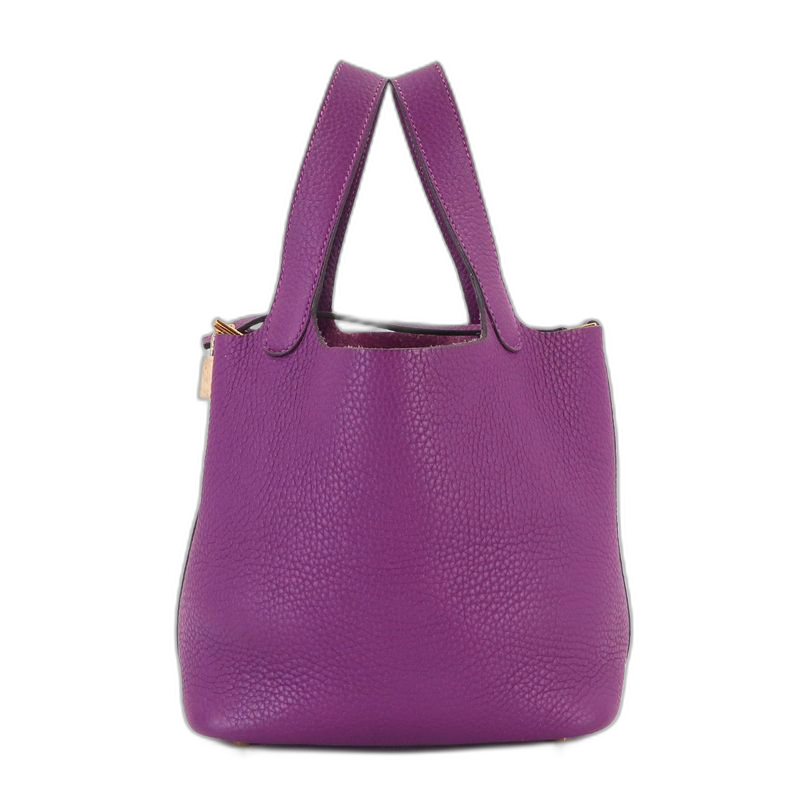 Hermes Picotin Lock 18 PM Hand Bag Taurillon Clemence Anemone Gold