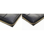 Bottega Veneta Cassette Zip Around Wallet Round Zip Leather Black Aa — view 5