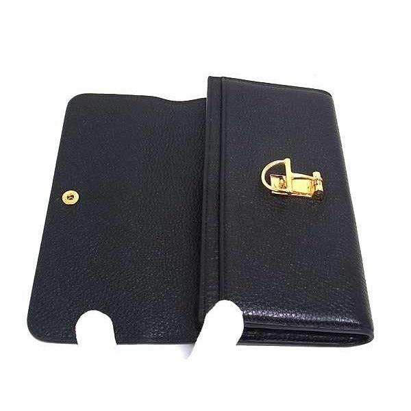 Gucci Wallet Softbit Continental Black Leather Bifold Long — view 4