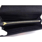Gucci Wallet Softbit Continental Black Leather Bifold Long — view 5