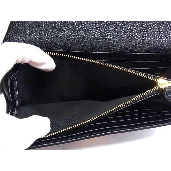 Gucci Wallet Softbit Continental Black Leather Bifold Long — view 6