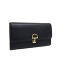 Gucci Wallet Softbit Continental Black Leather Bifold Long