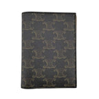 Celine Triomphe Passport Case Dark Brown Notebook Cover Accessories — view 2