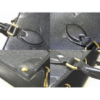 Louis Vuitton On The Go PM 2-Way Handbag Empreinte Noir Black Monogram Giant 8C — view 3