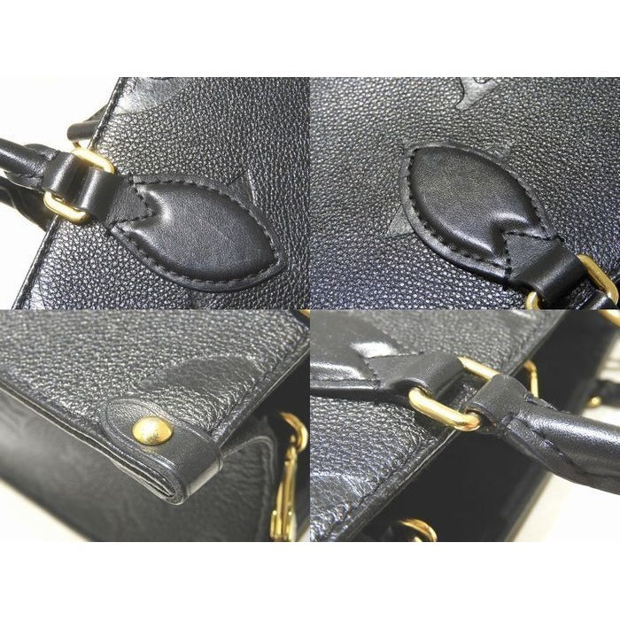 Louis Vuitton On The Go PM 2-Way Handbag Empreinte Noir Black Monogram Giant 8C — view 3