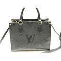 Louis Vuitton On The Go PM 2-Way Handbag Empreinte Noir Black Monogram Giant 8C