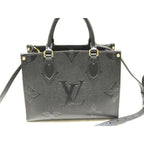 Louis Vuitton On The Go PM 2-Way Handbag Empreinte Noir Black Monogram Giant 8C