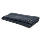 Gucci Wallet Men Leather Blue Interlocking G with Coin Purse — view 3