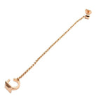 Hermes Clou d'H Chain Cuff Pink Gold 18K Right Ear Earrings — view 5