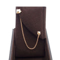 Hermes Clou d'H Chain Cuff Pink Gold 18K Right Ear Earrings