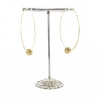 Celine Phoebe Philo Era Hoop Earrings for Both Ears Gold