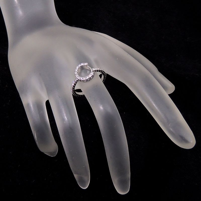 Gucci Diamond Halo White Gold Ring — view 8