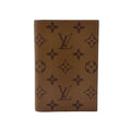 Louis Vuitton Couverture Passport Monogram Reverse Leather Black Light Brown