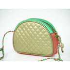 Gucci Laminate Leather Shoulder Bag Pochette Outside Multicolor — view 2