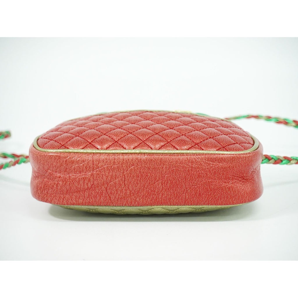 Gucci Laminate Leather Shoulder Bag Pochette Outside Multicolor — view 3
