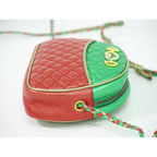 Gucci Laminate Leather Shoulder Bag Pochette Outside Multicolor — view 4